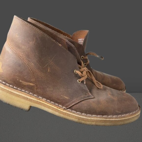 Clarks Men's Originals Desert Boot in Brown Leather.  Size: 10 - Picture 2 of 14